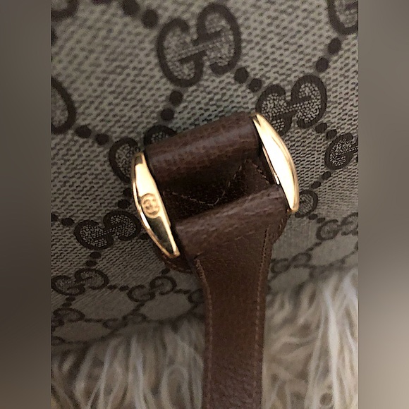 Gucci Double Strap Monogram Handbag - Picture 5 of 10